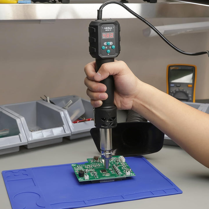 YIHUA 8858-IV Mehrzweck-Heissluftfön für Basteln Elektroniklöten DIY Schrumpfschlauch und -folie Löt