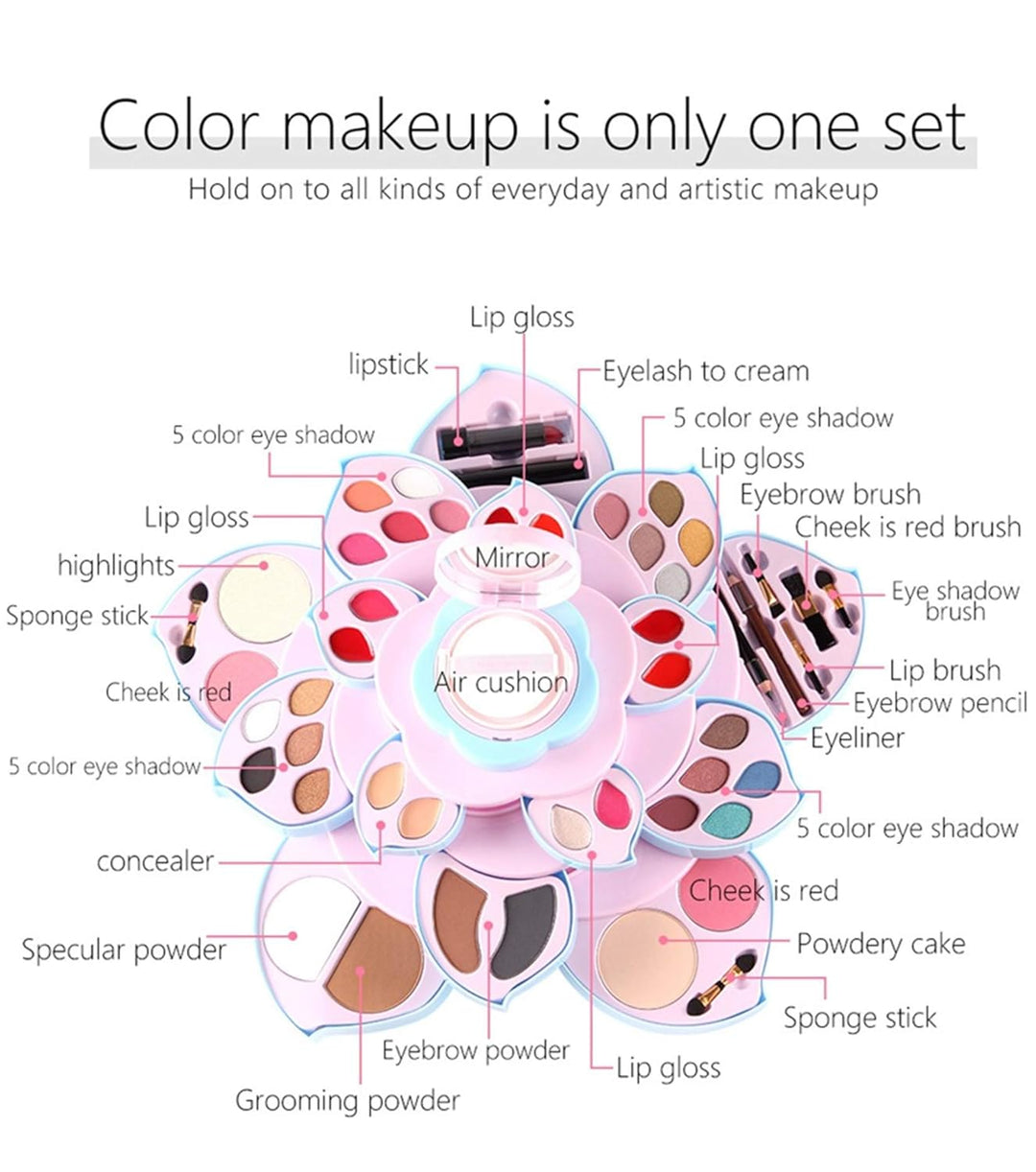 FantasyDay 40 Farben Multifunktions Exquisite Kosmetik Geschenkset Make-up Schmink Kit für Gesicht,