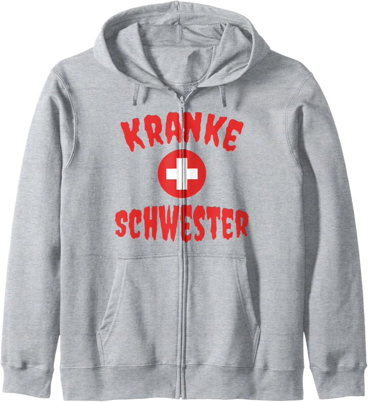 Halloween Krankenschwester Kostüm Kranke Schwester Kapuzenjacke