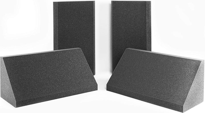 AcousPanel Bass Trap Absorber Studio Pro 2 Stücke von 59x37x26cm Anthrazitgrau Unkomprimiert