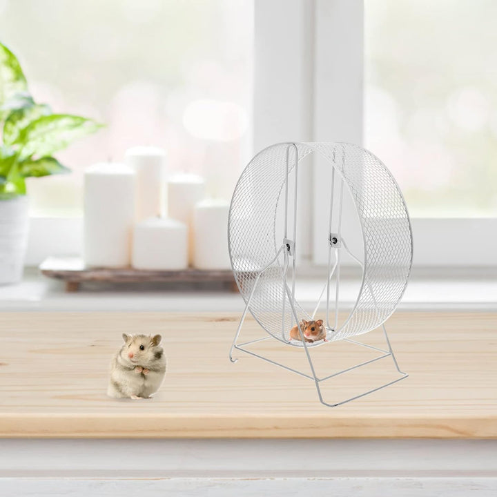 Mikikit Laufrad Für Hamster Hamsterrad Laufband Für Katzentrainer Hamster Leise Laufrad Chinchilla R