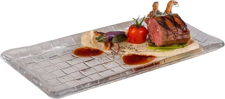 APS 40906 Teller/Sushiboard TAKASHI, 29,5 x 15,5 cm, Höhe 1,5 cm Transparent 29,5 x 15,5 x 1,5 cm, T