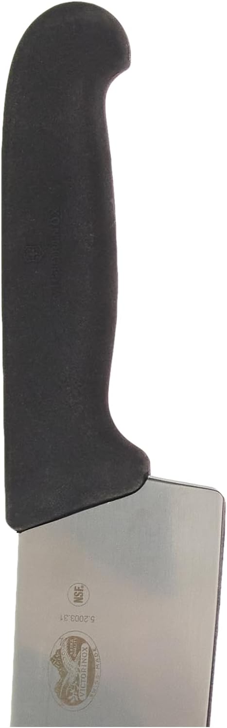 Victorinox Küchenbesteck Tranchiermesser Fibrox 31 cm Schwarz, 31 cm Schwarz