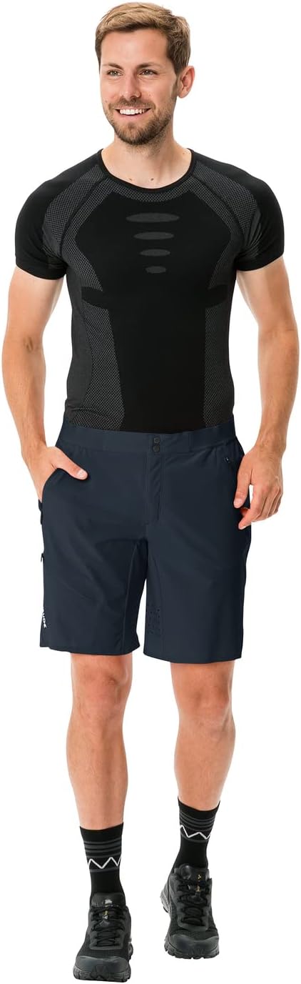 Vaude LW Shorts II Herren Hose 40959 46 Black/Black, 46 Black/Black