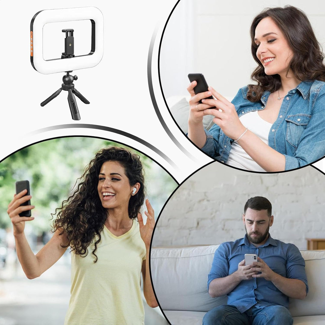 Smartphone Ringlicht | LED Verstellbares Und Tragbares Ringlicht Mit Smartphone Halter | Videozubehö