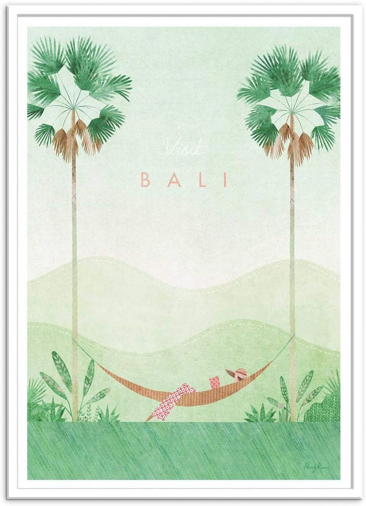 Wall Editions Art-Poster - Visit Bali - Henry Rivers