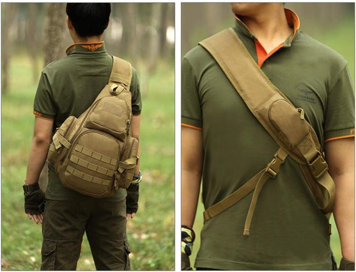 Neuleben Taktischer Sling Rucksack Schulterrucksack Militär Rucksäcke Gross Wasserabweisend Crossbod