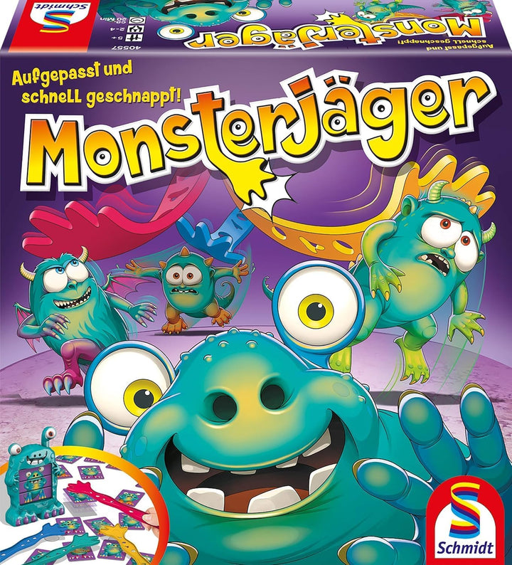 Schmidt Spiele 40626 Paletti Spaghetti, Aktionsspiel für Kinder und Erwachsene & 40557 Monsterjäger,