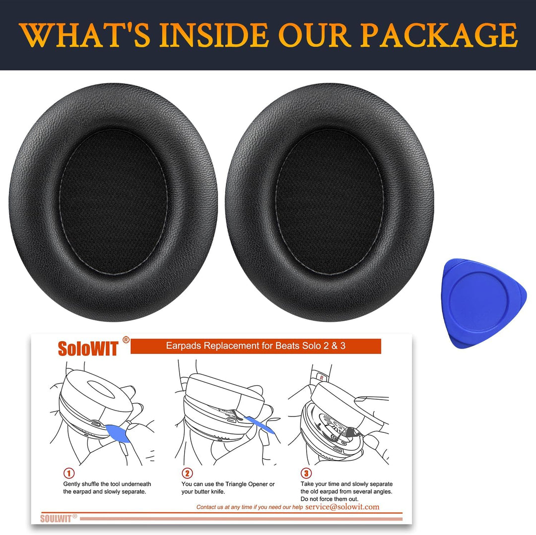 SOULWIT Lammfell Ersatz Ohrpolster für Beats Studio Pro Wireless Noise Cancelling Kopfhörer, Ersatzp
