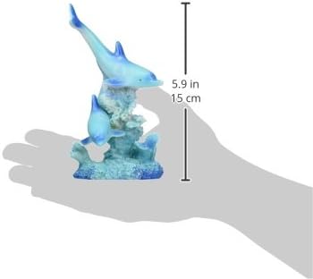 StealStreet SS-G-90065 - Marine-Leben Zwei Delfin Figur Statue Dekoration Kollektion