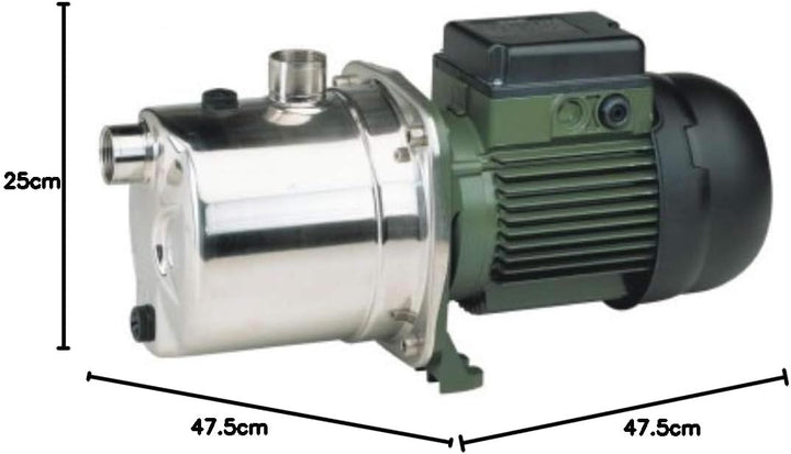DAB Serie 102640040 Jetinox 102M selbstansaugende Kreiselpumpe 0,75 kW - 1 HP für Kaltwasser