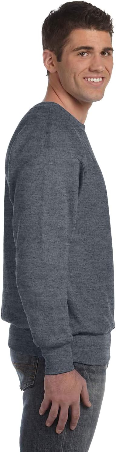 Champion Herren Reverse Weave Rundhalsausschnitt, Dunkelgrau Meliert