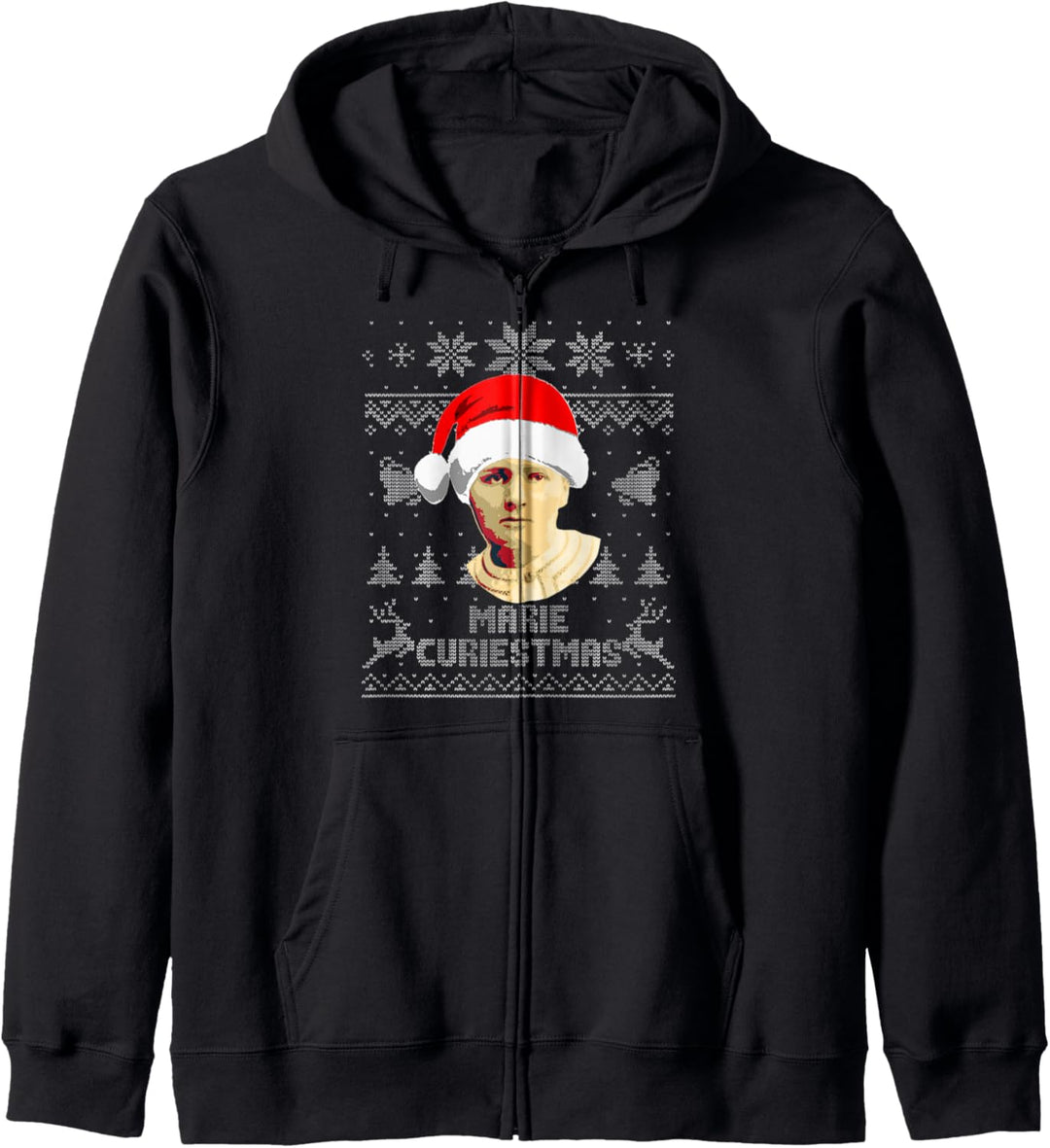 Marie Curie Marie Curiestmas Lustige Weihnachten Kapuzenjacke