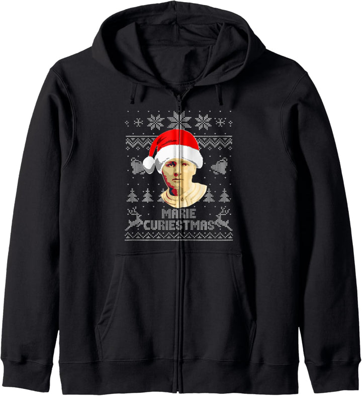 Marie Curie Marie Curiestmas Lustige Weihnachten Kapuzenjacke