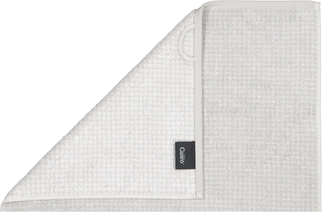 CAWÖ Home Handtücher Zoom Allover 122 Platin - 76 Duschtuch 80x150 cm, Duschtuch 80x150 cm