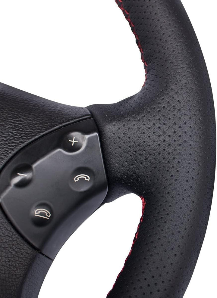 MEWANT Lenkradbezug für Benz W203 C-Klasse 2001-2007 C32 AMG 2002-2003 Lenkradhülle aus Kunstleder M