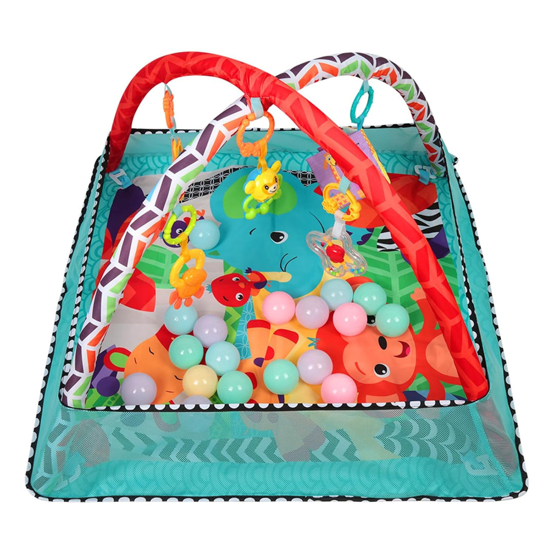 Homewell Babyspielmatte Mit 18 Ozeanbällen, Baby Play Mat Mit Abnehmbaren Spielzeugen, Spielebogen B