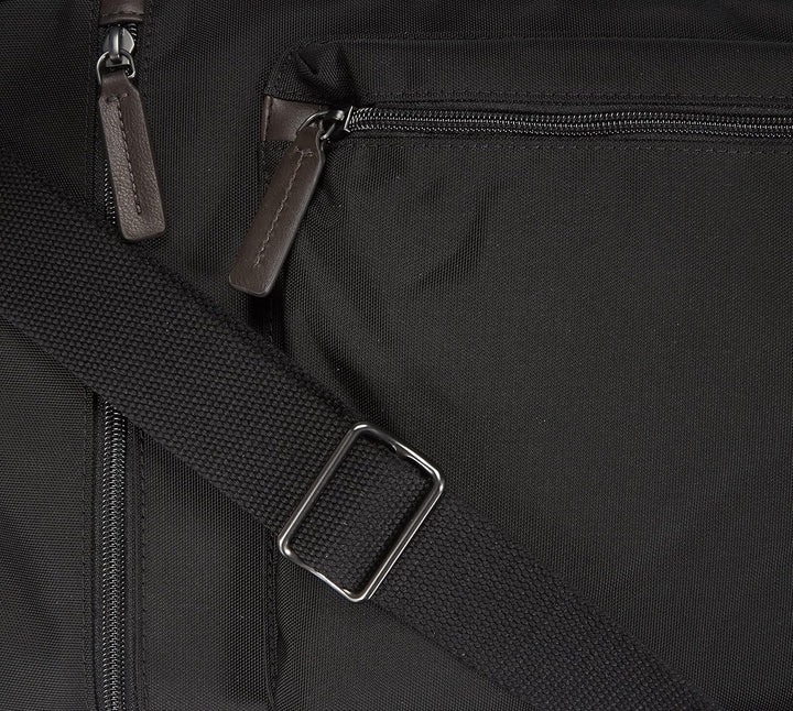 Fossil Herren Buckner Lederrucksack Schwarz, Schwarz