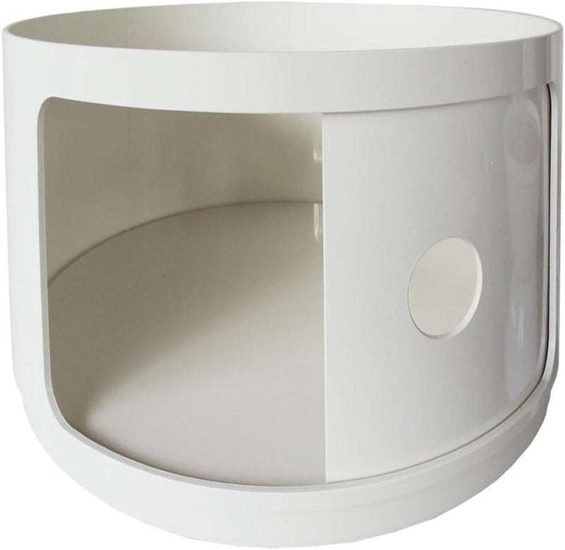 Kartell 495503 Baukastenelement Componibili rund undurchsichtig Durchmesser 42 x 38,5 cm ABS, weiss