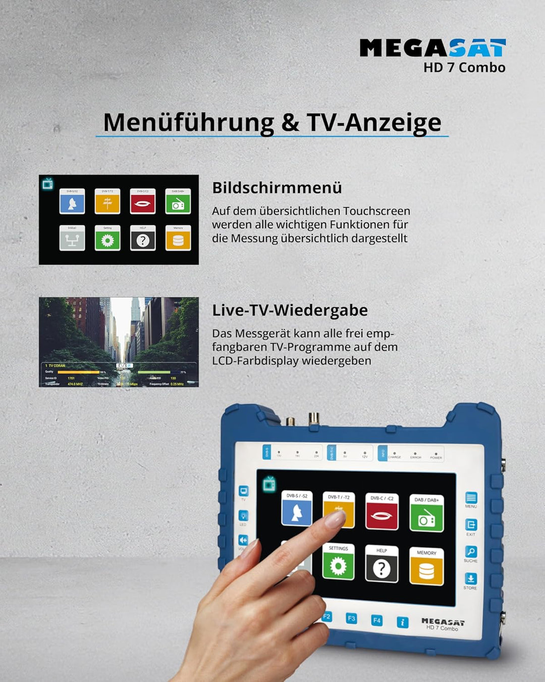 Megasat Messgerät