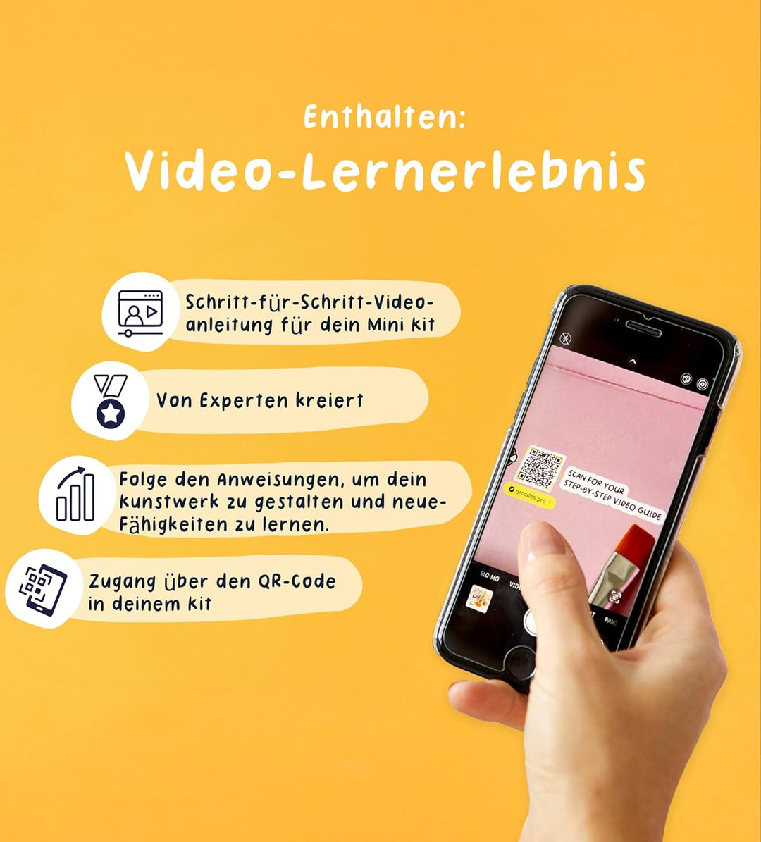 Pott'd Mini-Töpfer-Sets | Lufttrocknendes Töpferset für Erwachsene | Mit Farben, Töpferwerkzeugen un