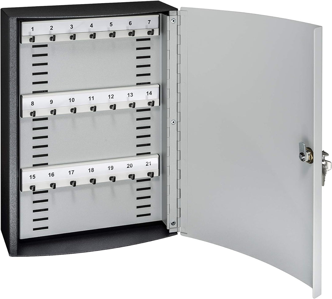 Erwin Paulat Kunststoff- und Metallwaren Haky Box Schlüsselschrank aus Stahl - Key Box - HakyBox - S