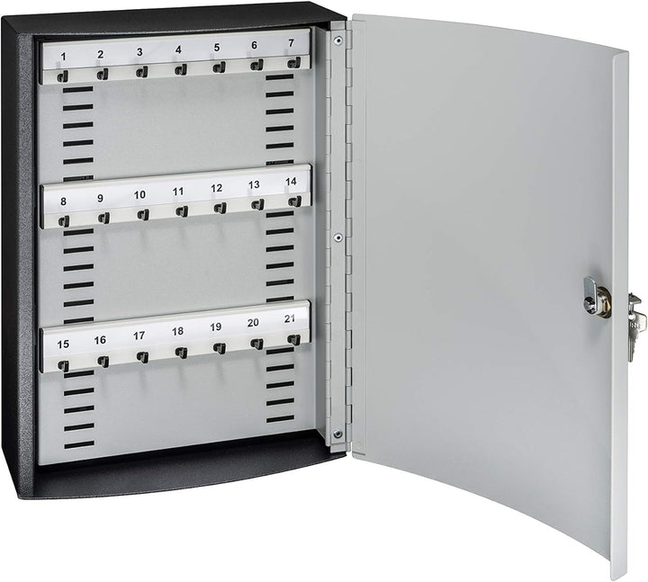 Erwin Paulat Kunststoff- und Metallwaren Haky Box Schlüsselschrank aus Stahl - Key Box - HakyBox - S