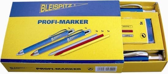 Markierstifte Und Profi Bleistifte - Graphit HB-Minen - Langlebige Messingstifte - Inklusive Anspitz