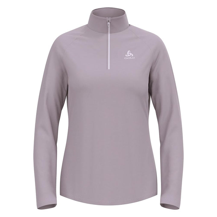 Odlo Damen Odlo Fleecepullover Damen Besso I Midlayer mit Halbreissverschluss I Langarm Wandershirt