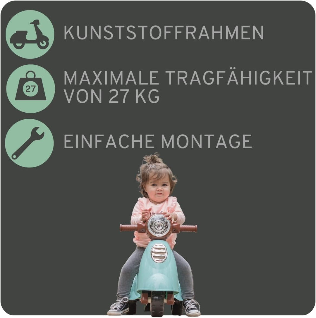Bandits & Angels Retro Rutscher ab 1 Jahr (Retro Minze), Retro Minze