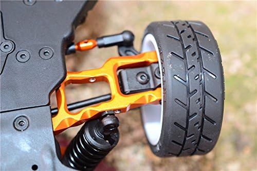 GPM HPI Sport 3 Flux Tuning Teile Aluminium Front Suspension Arm - 1Pr Set Orange