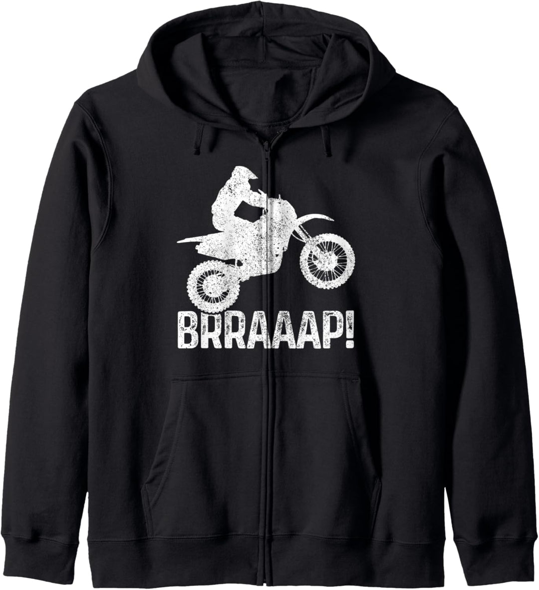 Motocross Braaap Braap MX Enduro Motorrad Lustig Geschenk Kapuzenjacke