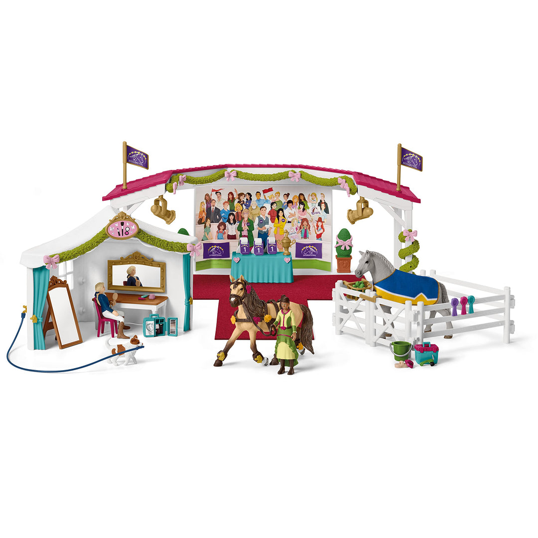 schleich 42466 Grosse Pferdeshow, für Kinder ab 5 Jahren, HORSE CLUB - Spielset Single