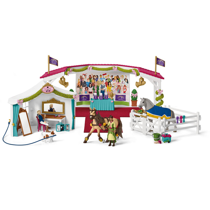 schleich 42466 Grosse Pferdeshow, für Kinder ab 5 Jahren, HORSE CLUB - Spielset Single
