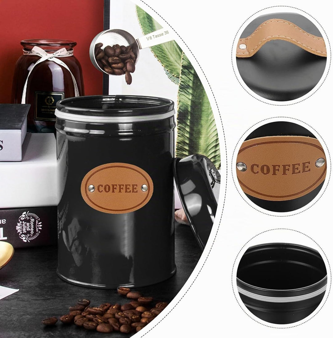 SUNOYA Kaffeedose Luftdicht, 2 Stück Kaffeedosen, Kaffeebohnen Behälter, Kaffeebehälter Luftdicht Vo