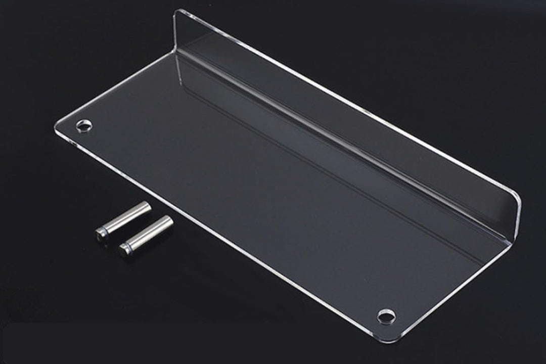 TUKA-i-AKUT 60cm Länge Wand Prospekthalter Acryl Extra Stark, Zeitschriftenhalter Wandregale für Zei