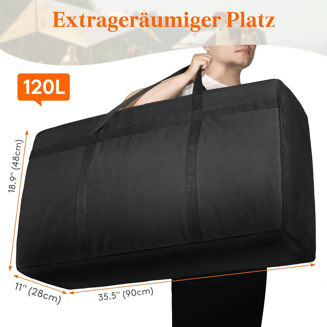 Lifewit 2 Stück 120L Reisetasche Gross, Aufbewahrungstasche, 600D Oxford Aufbewahrungstasche Heavy D