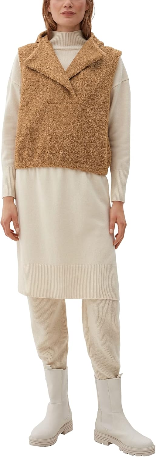 s.Oliver Damen Sweatshirt ärmellos 48 Braun, 48 Braun