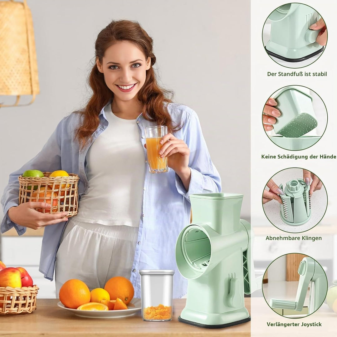 Slushie Maker, FainFun Ice Crusher mit 45°-Doppelklingen und stabilem Saugnapf, Hocheffizient und Ar