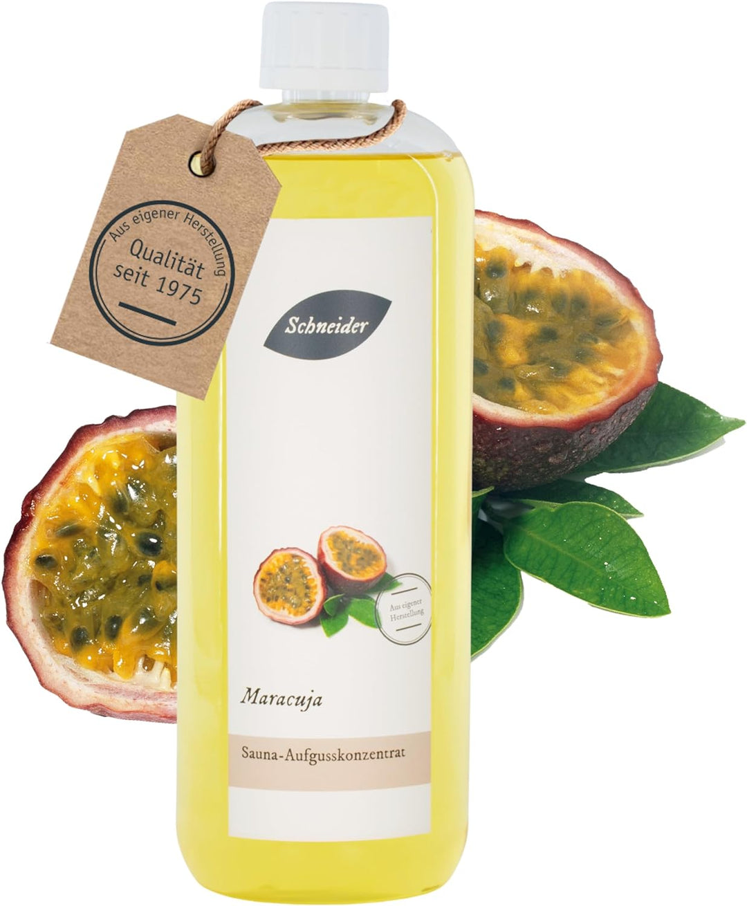 Saunabedarf Schneider - Aufgusskonzentrat, Saunaaufguss Maracuja, Maracuja, 1000ml