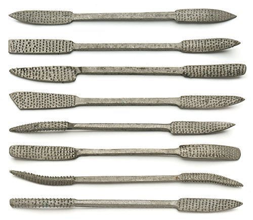 KopSho Speckstein Werkzeugset Raspel 8 Teile 20cm