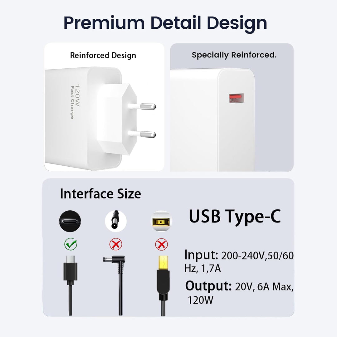 120W Hypercharge Type A Ladegerät für Redmi Note 15 14 13 12 11 Pro+ 5G | POCO Xiaomi Redmi 15T 14T