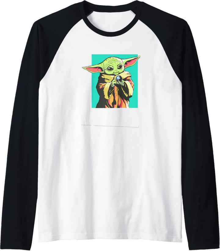 Star Wars The Mandalorian Childs Eyes Raglan