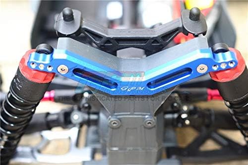 GPM Arrma Granite 4x4 / Big Rock Crew Cab 4x4 Tuning Teile Aluminum Rear Damper Mount- 1Pc Set Blue