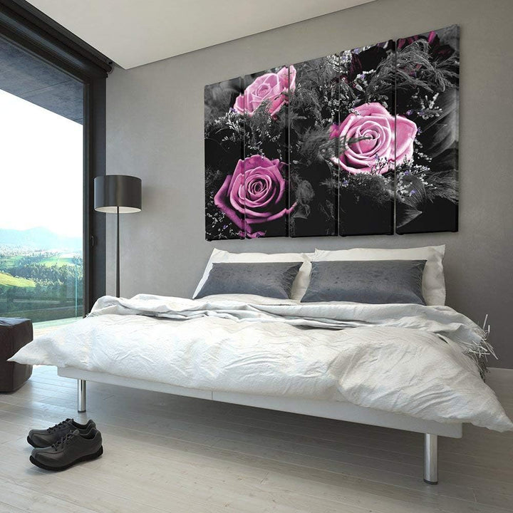 Feeby Frames, Leinwandbild, Bilder, Wand Bild - 5 Teile - Wandbilder, Kunstdruck XXL, Typ C, 300x140