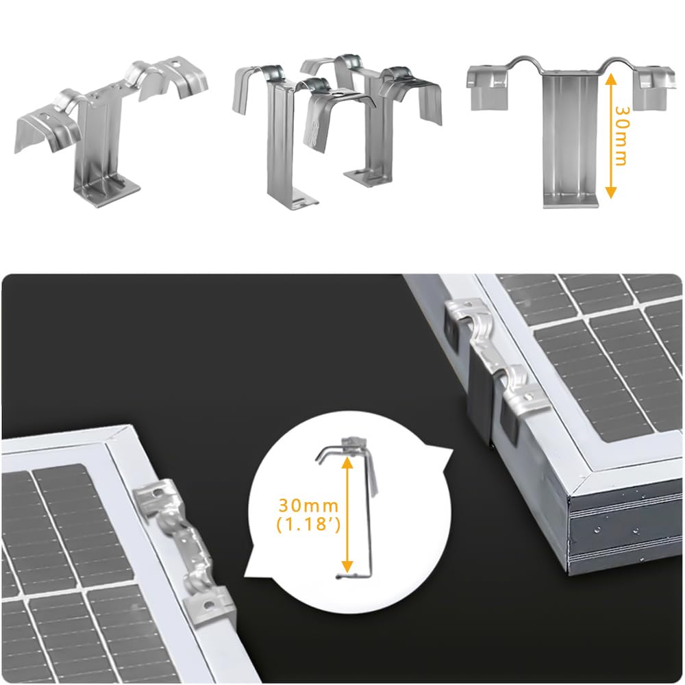 Wasserablauf pv-modul clips, Solarpanel Wasserablauf Clip,PV anlage reinigung Edelstahl Reinigungscl