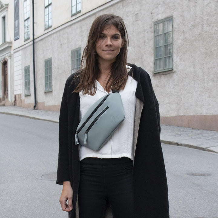 The Friendly Swede Bauchtasche Damen, Herren - Stylisch Gürteltasche Fanny Pack, Hüfttasche, Waist B
