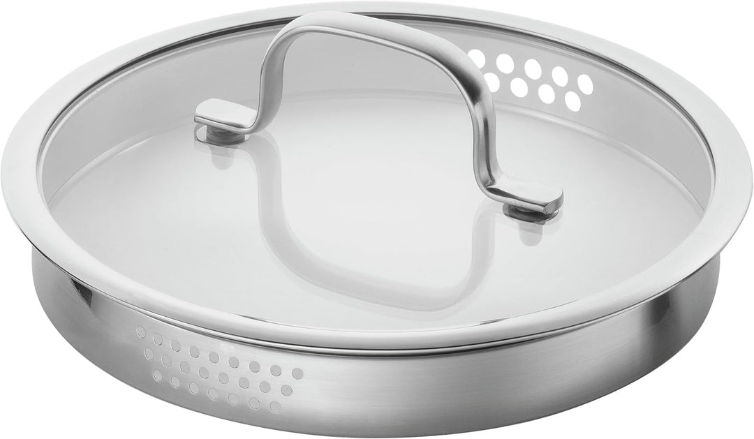 ZWILLING TrueFlow Kochtopfset, 5-teilig, Mit Ausgiessfunktion, Induktionsgeeignet, Edelstahl, Silber