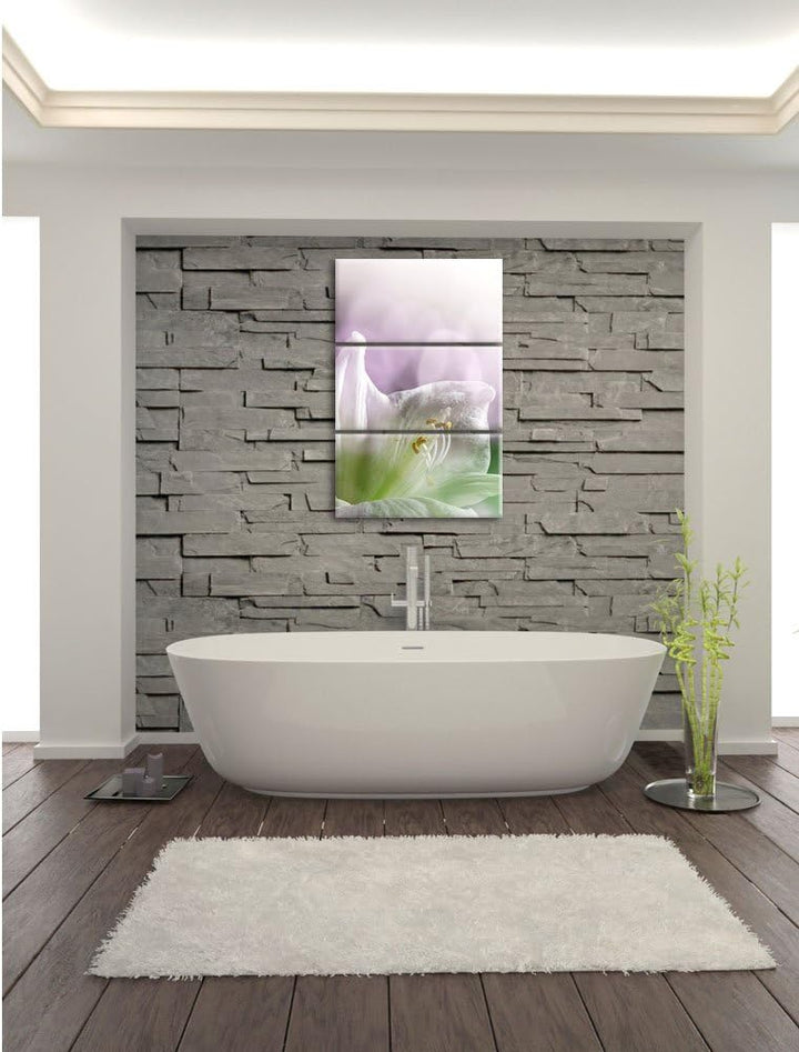 Pixxprint Einzigartige Sphynx Katze als Leinwandbild/Grösse: 3 Teilig (120x80) / Wandbild/Kunstdruck