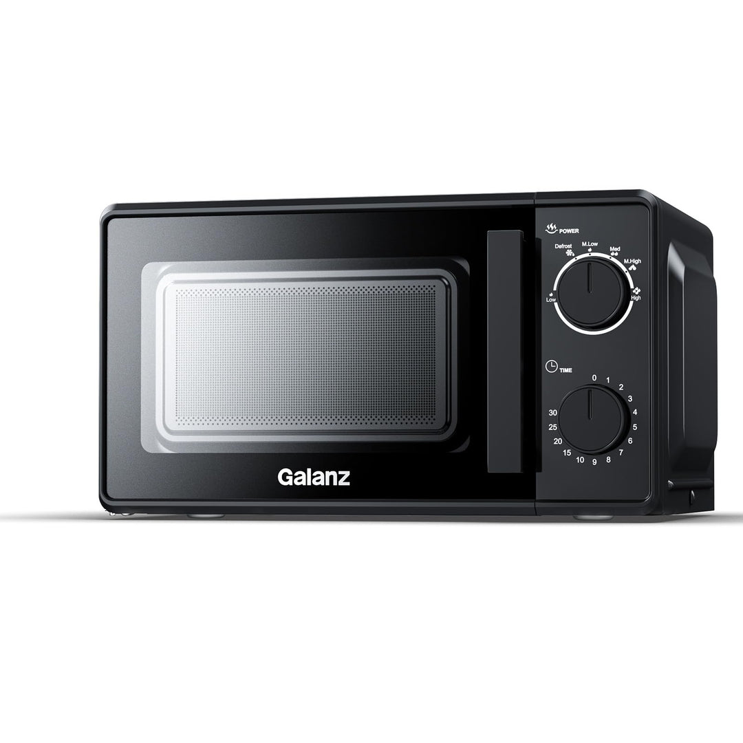 Galanz Solo-Mikrowelle 20L P70T20L-VB, 700W Mikrowelle mit 6 Leistungsstufen, 0 bis 30 Minuten-Timer